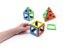 Polydron Kids Magnetic Educational Construction Set - Multicolored - Development Creative Building Kit - Geometry 3D Toy - 3+ Years - Pack Of 32