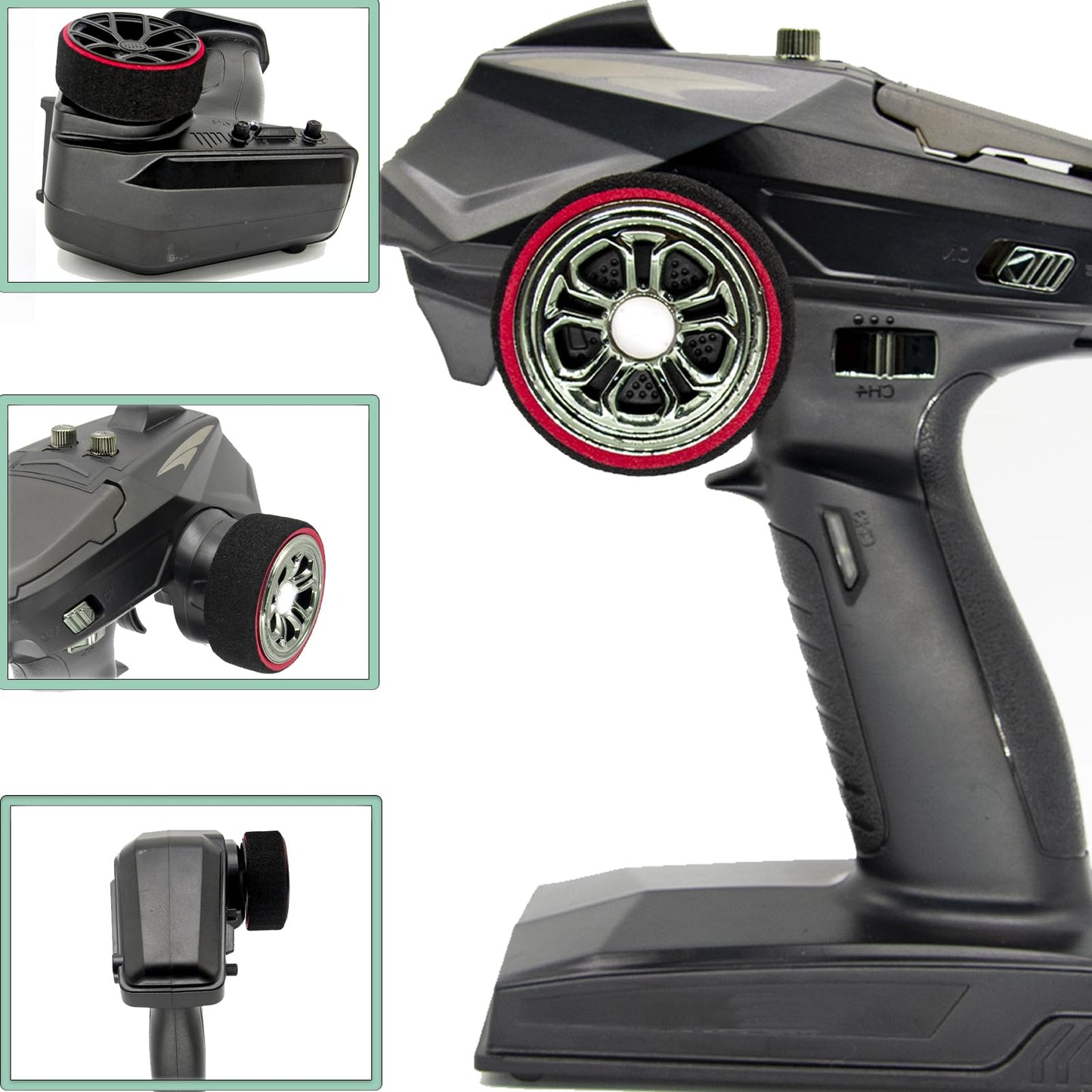 Rc Cars Transmitter Steering Wheel Foam Grip Hand Wheel Sponge For Traxxas Trx4 Slash Tqi Futaba 3Pv 4Pv 4Pls 4Px 7Px Prc X4 Fly