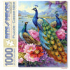 Bits and Pieces - 1000 Piece Jigsaw Puzzle for Adults - Peacocks - Jigsaw Puzzles by Artist Oleg Gavrilov, Completed Puzzle Size