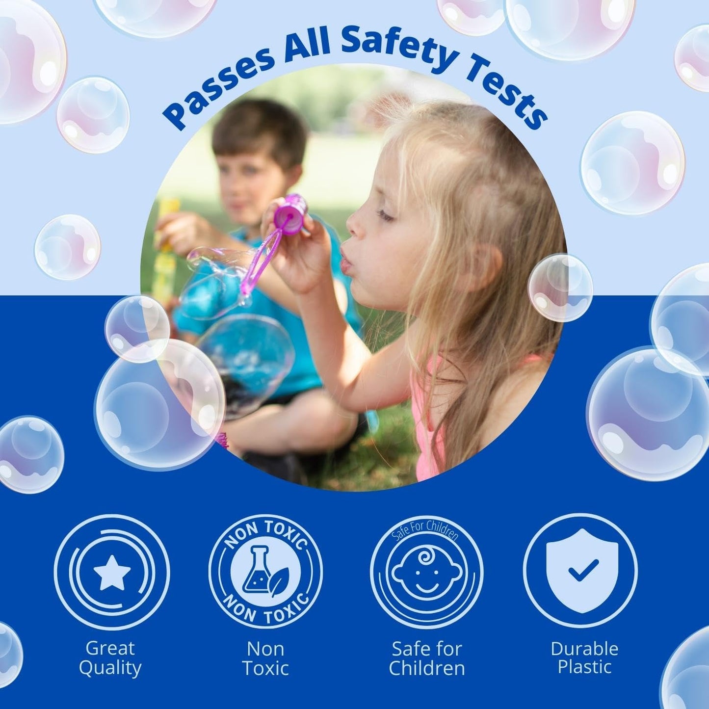 Maxx Bubbles 24 Pack 14.6' Big Bubble Wands For Summer Toy, Outdoor/Indoor Activity Use, Party Favor Supplies For Kids, 2 Dozen