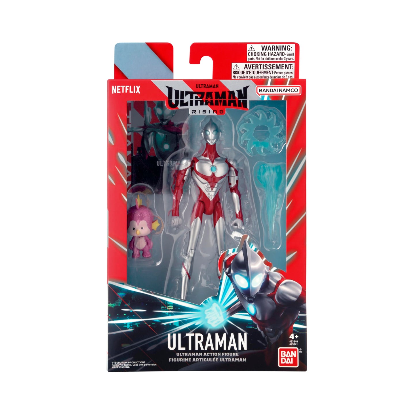 BANDAI NAMCO Ultraman Rising 6" Action Figure - Ultraman & Emi, PVC, Model 93341