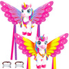Toy Life 2 Pack 48.4'' Unicorn Kites Easy To Fly For Kids Adults With 328.1 Ft String, Beach Kite Outdoor Game Outside Toys Acti