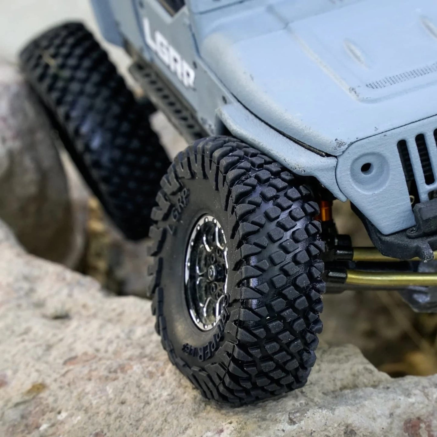 Little Guy Racing Gripper LG3 1.0 Inch Tires Compatible with 1/24 RC Axial SCX24, RGT, Element, Enduro, URUAV (2 Tires per Order