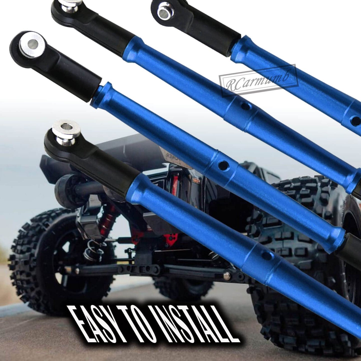 Rcarmumb RC Aluminum Turnbuckles Upgrades Part for ARRMA 1/8 Kraton 6S BLX Outcast 6S BLX Talion 6S BLX,5PCS Alloy Aluminum Turn