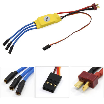 abcGoodefg 1000KV RC Brushless Motor A2212 13T with 30A Brushless ESC 1045 Propeller CW CCW Accessories Kit Mount for RC Plane F