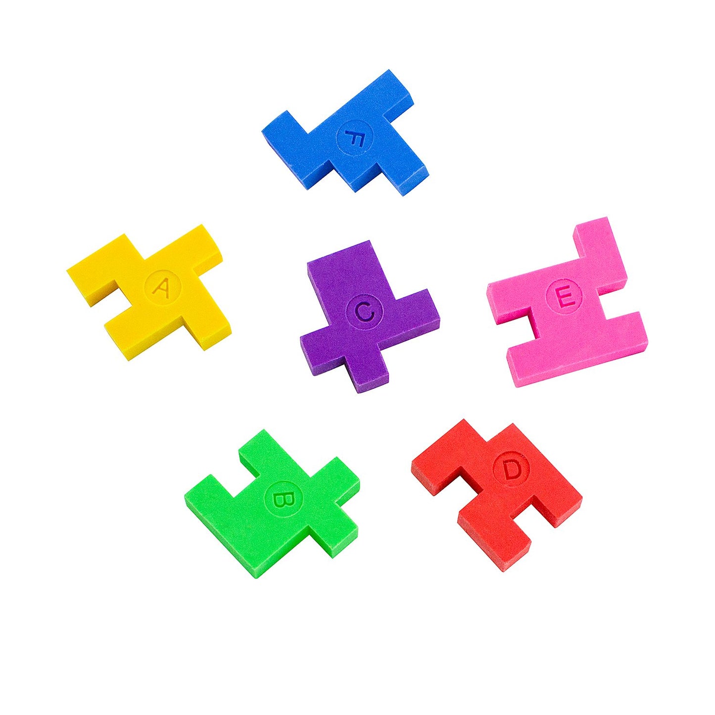 Super Z Outlet 12 Pack Colorful Puzzle Erasers Miniature Pencil Erasers Children Party Favors, Classroom Student Prize Packs, Br