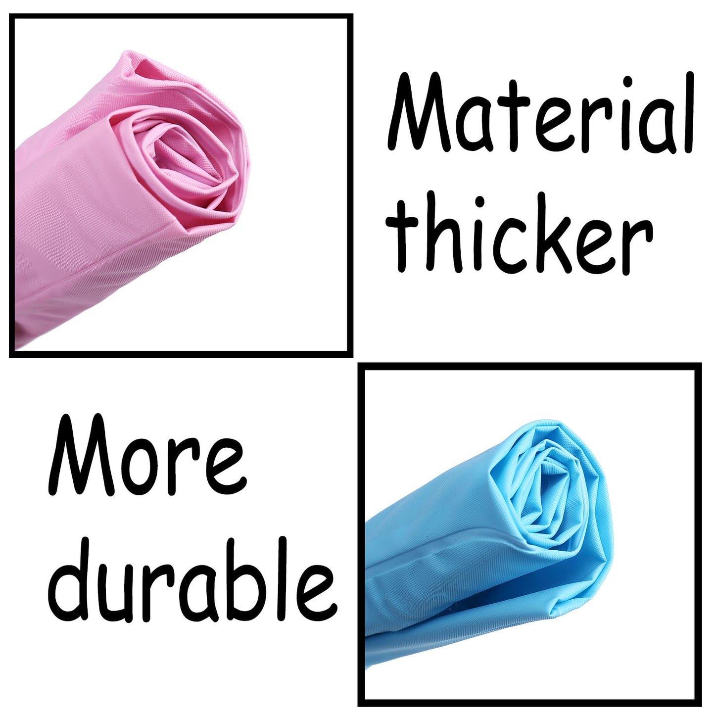 4 Pcs Arm Floaties Inflatable Swim Arm Bands Floater Sleeves Swimming Rings For Kids Toddlers And Adults(Pink Blue)