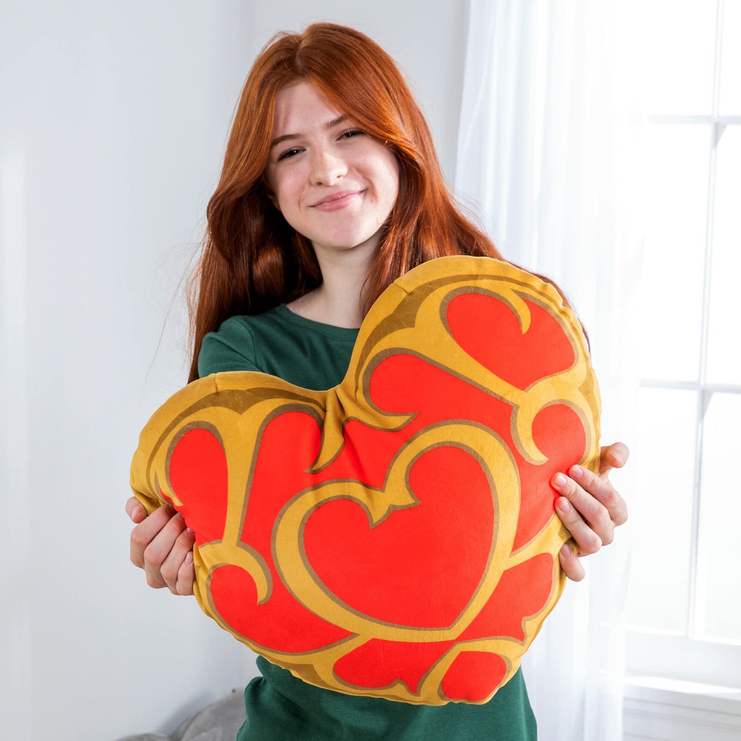 Club Mocchi Mocchi- The Legend Of Zelda Plush - Heart Container Plushie - Collectible Squishy Heart Plush - 15 Inch