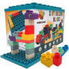 Big Soft Toddler Blocks 1-3, 40-Pieces With Baseboard For Building Stacking Playing And Booklet - Great Gift, Toys For Ages 2+,