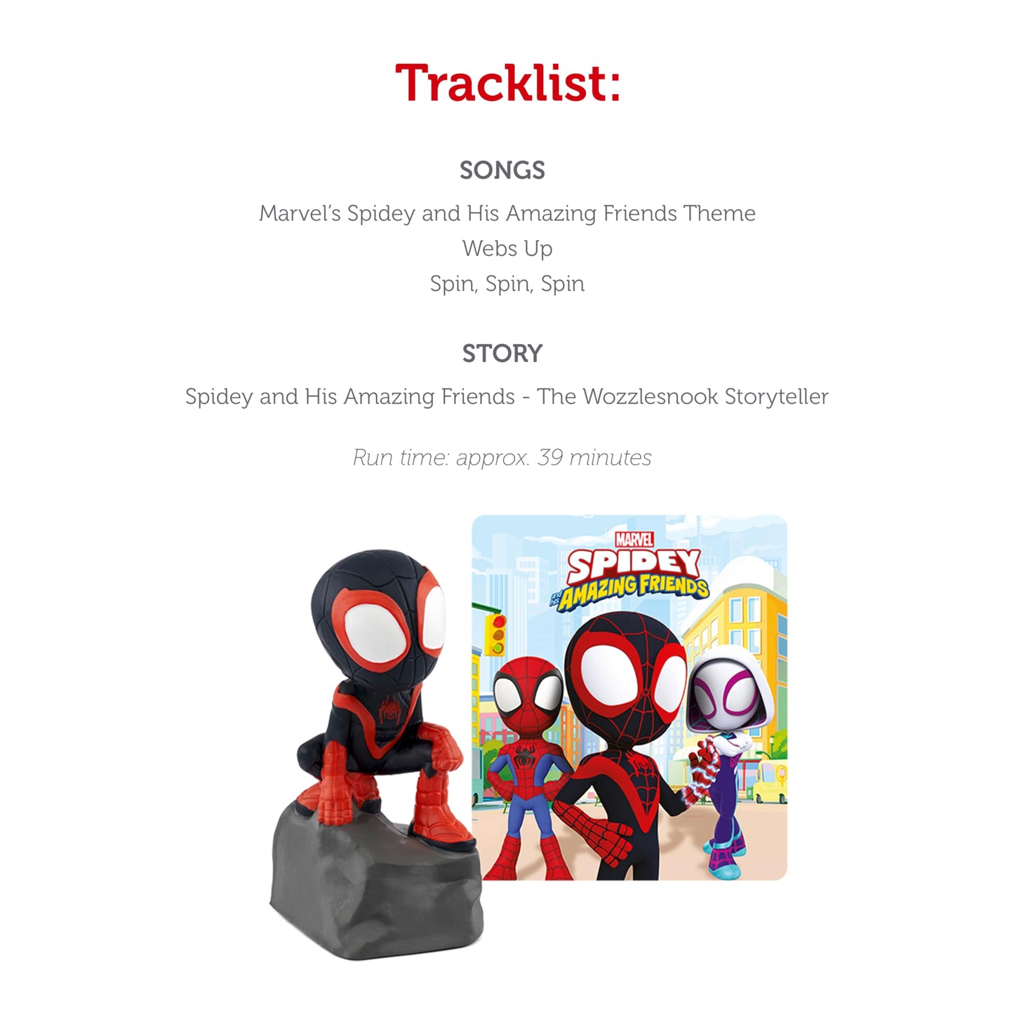 Tonies Spin Audio Toy Figurine From Marvel'S Spidey & His Amazing Friends