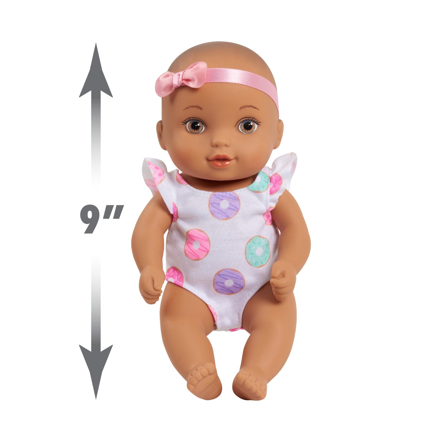 Waterbabies Doll Sweet Cuddlers, Donuts, Support A Partnership With Charity: Water, Water Filled Baby Doll, Kids Toys For Ages 3 Up By Just Play