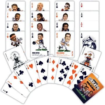 MasterPieces Playing Cards - Chicago Bears All-Time Greats Playing Cards - Officially Licensed Playing Card Deck for Adults, Kid