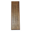 WE Games Cribbage Board Set, 16" Solid Walnut Wood, 3 Track with Metal Pegs, Brown, Model 301213
