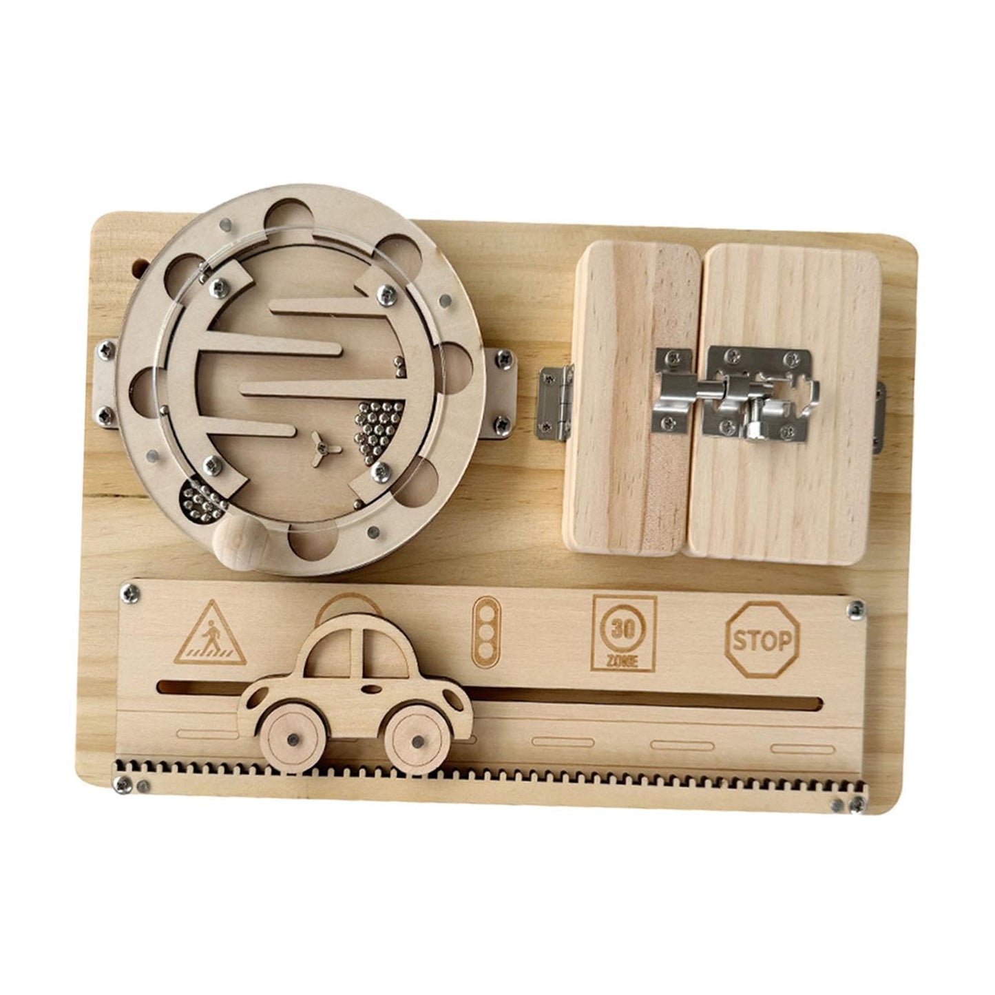 Bnf Montessori Busy Board Fine Motor Skills Toys For 2 3 4 5 Year Old Boys Girls Ababy | Toys For Baby | Developmental Baby Toys