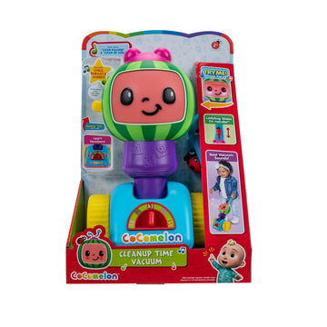 CoComelon Cleanup Time Vacuum - Cleaning Sounds & Songs - Roleplay Toy for Kids - Model CMW0244 - Durable Plastic