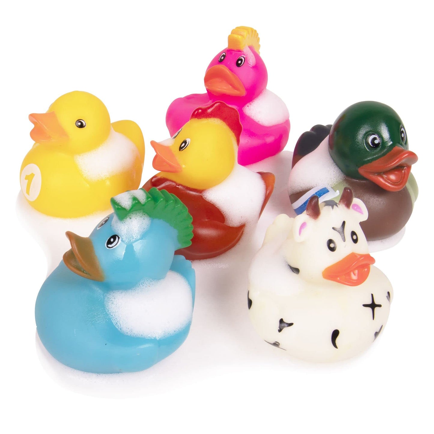 50-Pack Assorted Rubber Ducks Baby Bath Toys I Baby Shower Mini Rubber Ducks In Bulk I Baby Pool Jeep Ducks For Toddler Party Favors I Kids Infant Bathtub Toys Rubber Duckies I Baby Pool Birthday Gift