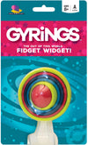 Brainwright Gyrings - The Out Of This World Fidget Widget! Multi-Colored, 5''