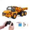 VEVOR RC Dump Truck Toy, 11-Channel 1:16 Scale, Remote Control Dump Truck RC Construction Vehicle Toy with Metal Cabin & Light,