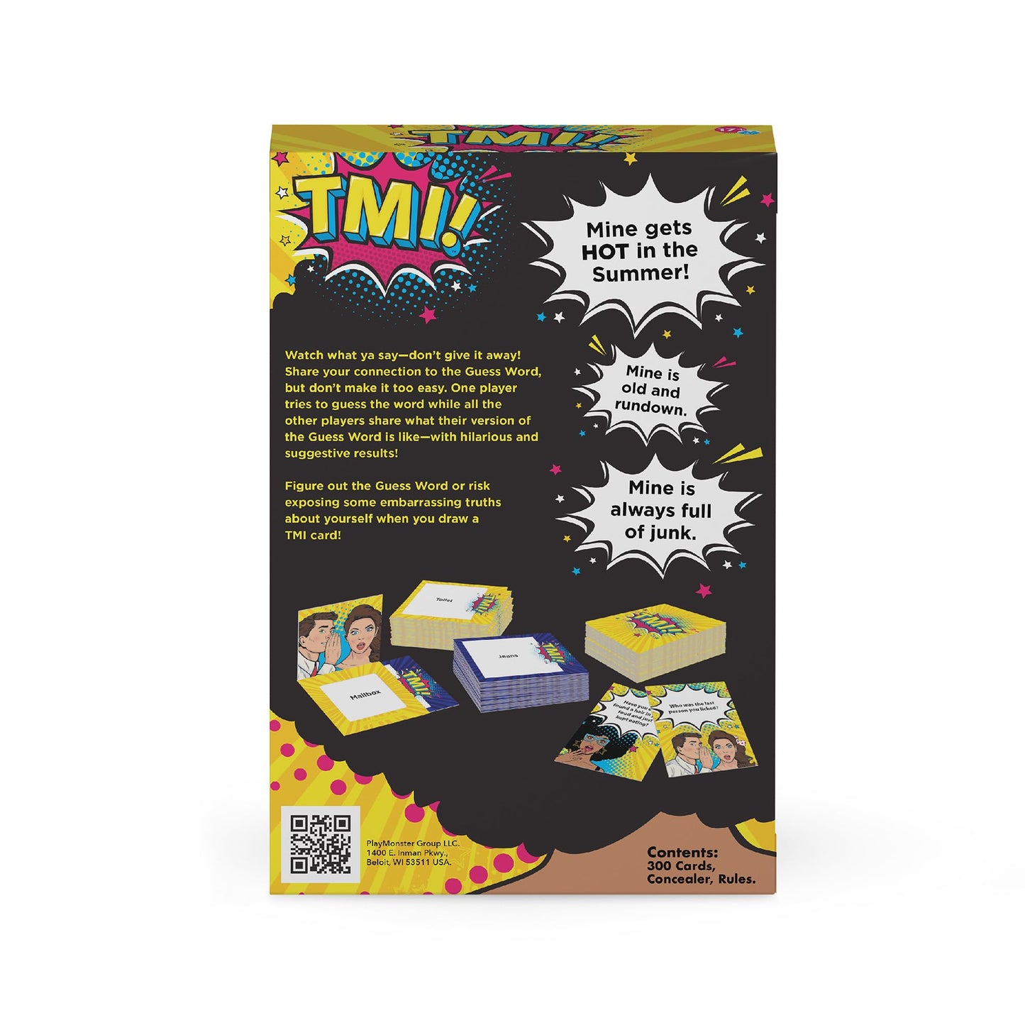 Tmi - Fun Party Card Game With Suggestive Humor - Don'T Go There, Too Much Information - For Ages 17+ - With 4 Or More Players