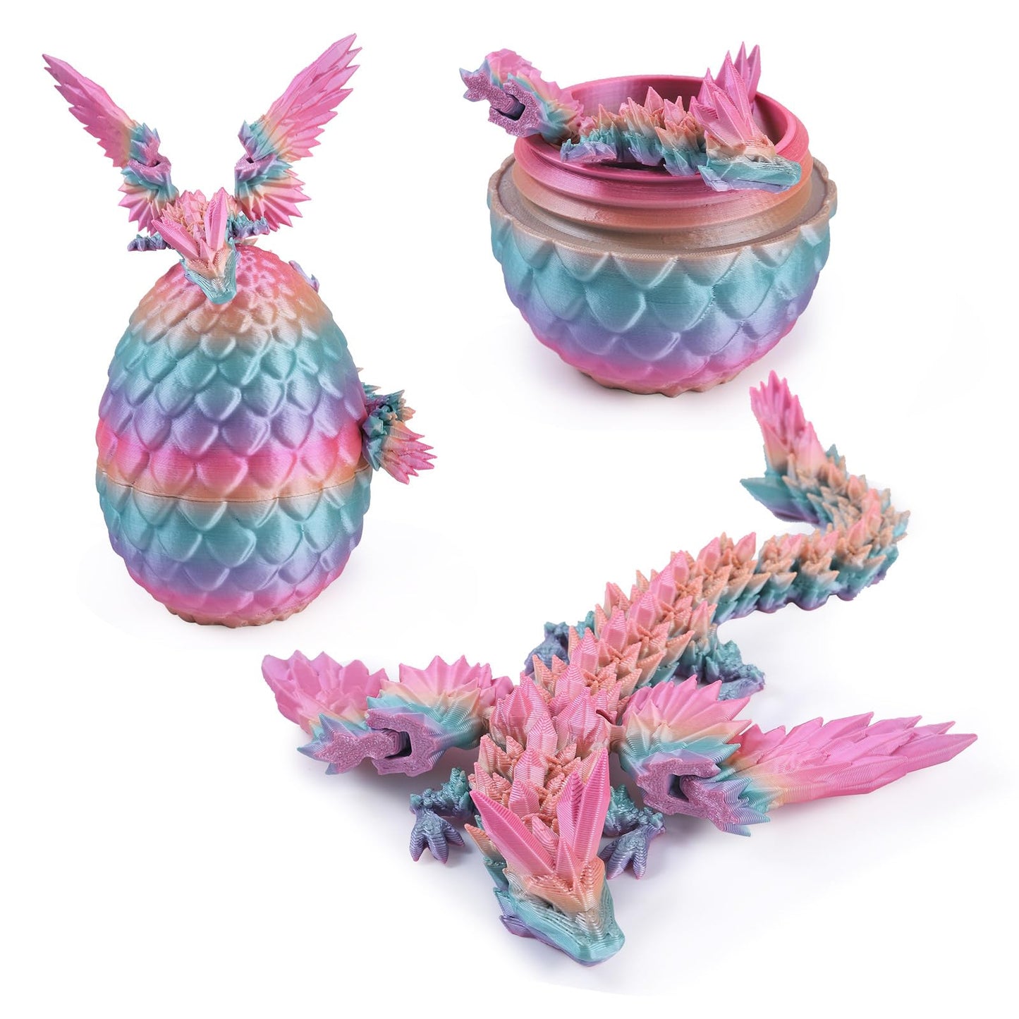 Antetek 3D Printed Dragon With Wings
