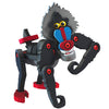Bloco Toys Mandrill STEM Building Set | 53-Piece DIY Jungle Monkey Construction | Model BC-15001 | Plastic