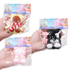 3Pcs Squishy Cat Squeeze Toys, Squeeze Cat Kawaii Sticky Squishies Stress Relief Squishies For Kids Party Favors, Pinch Family S