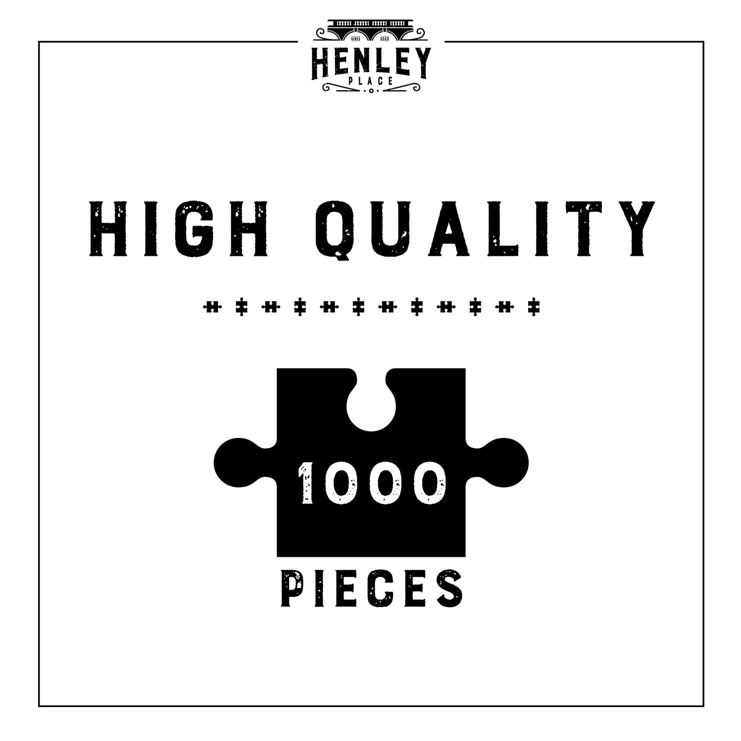 Henley Place Space Puzzle - 1000 Piece Deepspace Puzzle For Adults, Outerspace Jigsaw Puzzle With Fun Fact Poster & Reference Poster, Nasa Puzzle, Nebula Illustration 20X27 Inches
