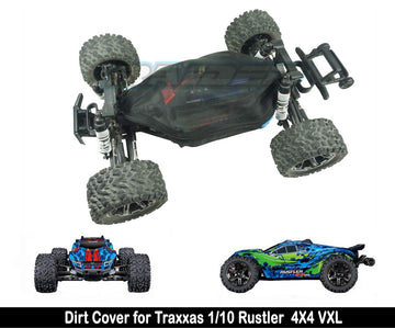 Nylon Mesh Chassis Dirt Dust Resist Guard Cover for Traxxas 1/10 Rustler 4X4 VXL 4WD Brush & Brushless