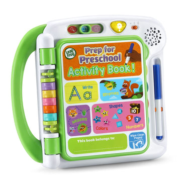 LeapFrog Prep for Preschool Activity Book - Green, Plastic, Model 80-614900
