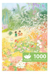 MOMIBOOK Puzzles for Adults 1000 Piece Jigsaw Puzzles of The Fragrance Here, Painting Image Wildflower Difficult Challenging Har
