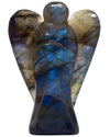 Nelson Creations, Llc Hand-Carved 2 Inch Labradorite Guardian Angel Natural Gemstone Healing Figurine