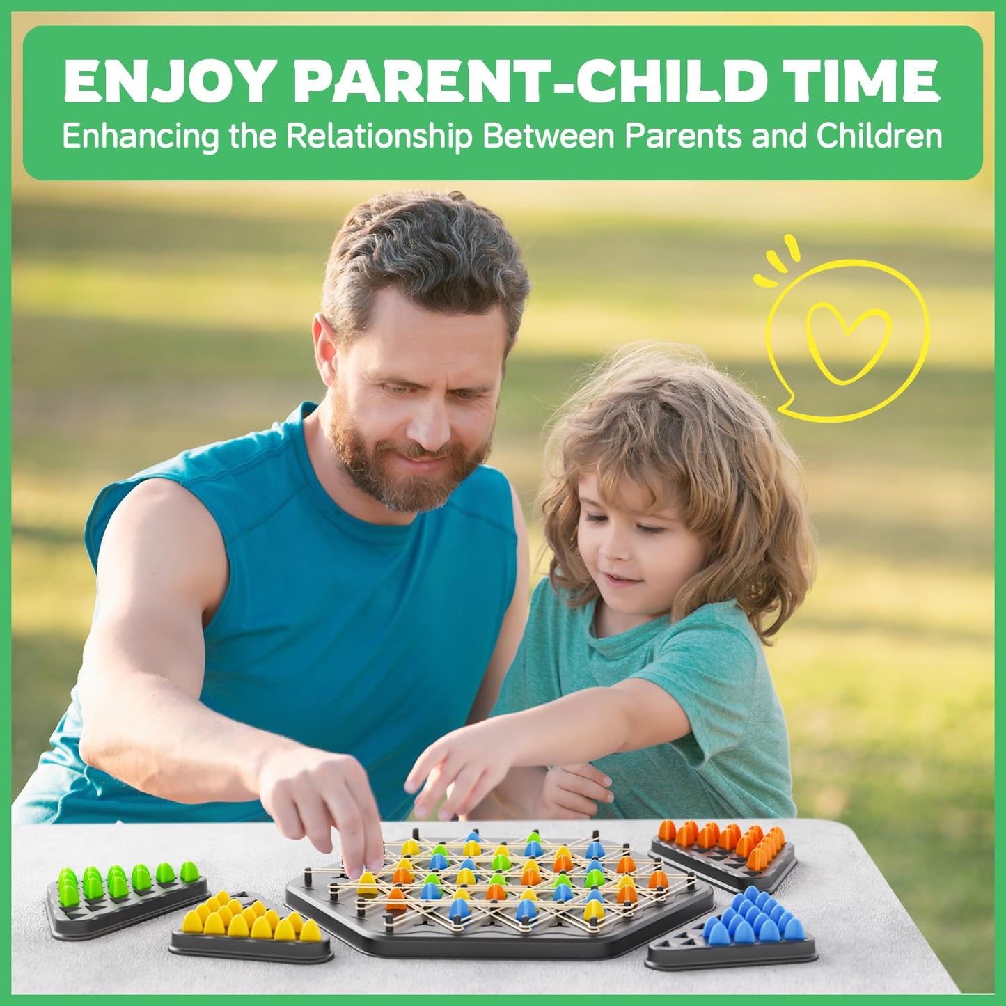 Chain Triangle Chess Game, Strategy Board Games For Kids 6-8-12, Chess Board Games For Adults, Family Games For Kids Adults, Tri