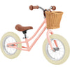 Retrospec Baby Beaumont Balance Bike for Toddlers, Adjustable Seat, Blush, Steel, Ages 18 Months - 3 Years, Model 5455