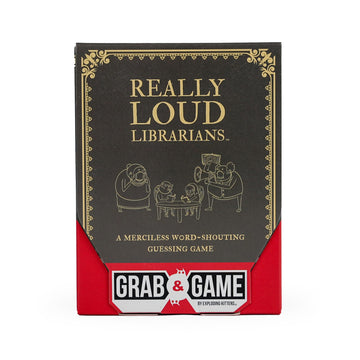Exploding Kittens Really Loud Librarians Grab & Game 2+ Players - Ages 8+ - 15 Minutes To Play - Travel Sized Word Shouting Game - Easter Basket Stuffer - Ideal For Easter Party, Family, Kids & Adults