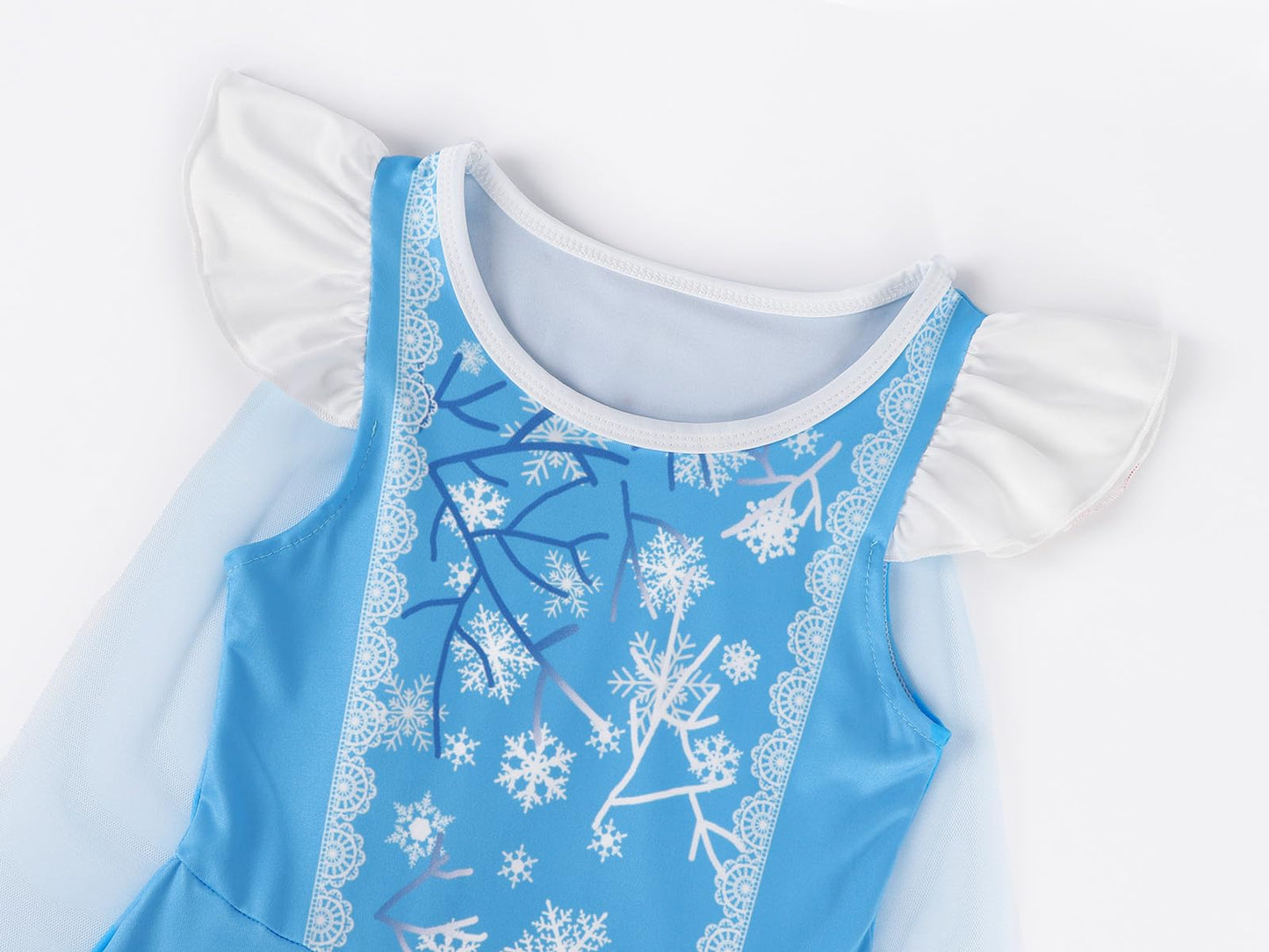 Wonderbabe Snow Queen Princess Costumes For Girls Dress Up Clothes For Little Girls Toddler Costume With Cape Birthday Party Siz