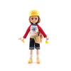 Lottie Young Inventor STEM Doll - Red & Navy | Plastic Smart Toy for Kids | Model LOT147