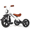 KRIDDO Kids Tricycle 12 Inch, Puncture Free Wheel, Adjustable Seat, White, Gifts for 2-5 Year Olds