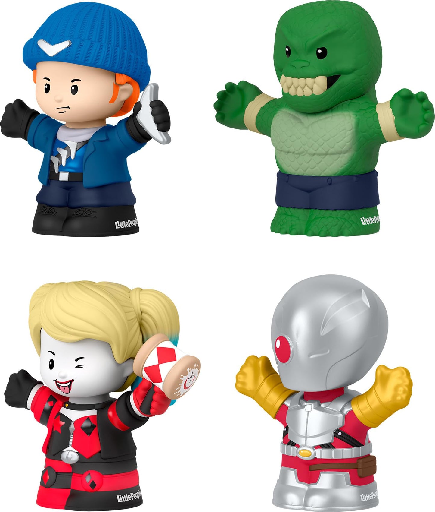 Little People Collector Dc Suicide Squad Special Edition Set For Adults & Fans, 4 Figures In Display Package