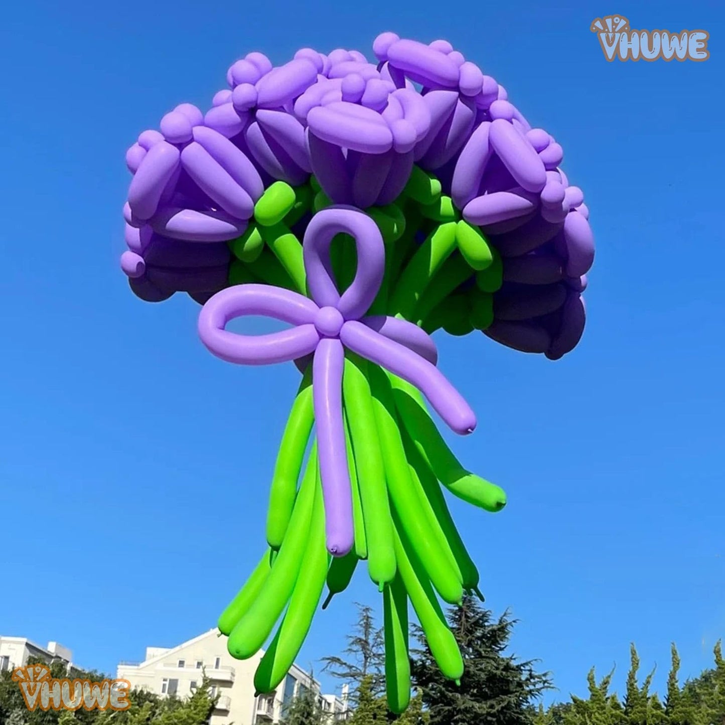 260 Balloons Lime Green, Thickened 100 Pack Long Balloons Twisting Skinny Magic Balloons For Balloon Arch Animals Clown Kids Bir