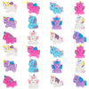 Cllayees 24 Pcs Squishy Toys Unicorn Kawaii Mochi Squishies Unicorn Party Favors Stress Relief Toys Goodie Bags Christmas Birthday Gifts Classroom Prizes for Kids (Unicorn)