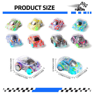 Benzem 50 Pcs Mini Pull Back Cars Set, Pull Back Racing Vehicles For Kids Toddlers, Bulk Toys Party Favors Treasure Box, Classro