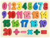 Number Puzzle Wooden Puzzles For Toddlers 1 2 3 4 5 Year Old, Shape Learning Puzzles Toys With Puzzle Board & Number Blocks, Preschool Educational For Girls Boys