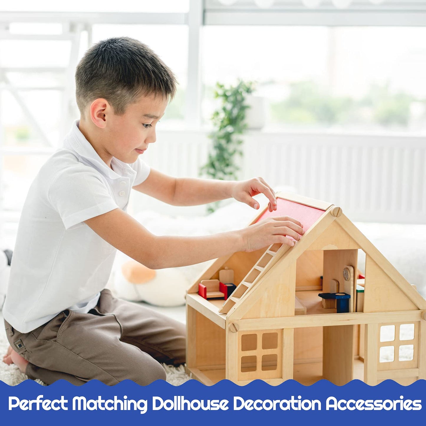 10 Pieces Mini Dollhouse Tool Set Mini Doll House Repair Multi Tool Include A Red Tin Box, 4 Outdoor Tools And 5 Repair Tools, Funny Mini Party Dollhouse Decoration Accessories