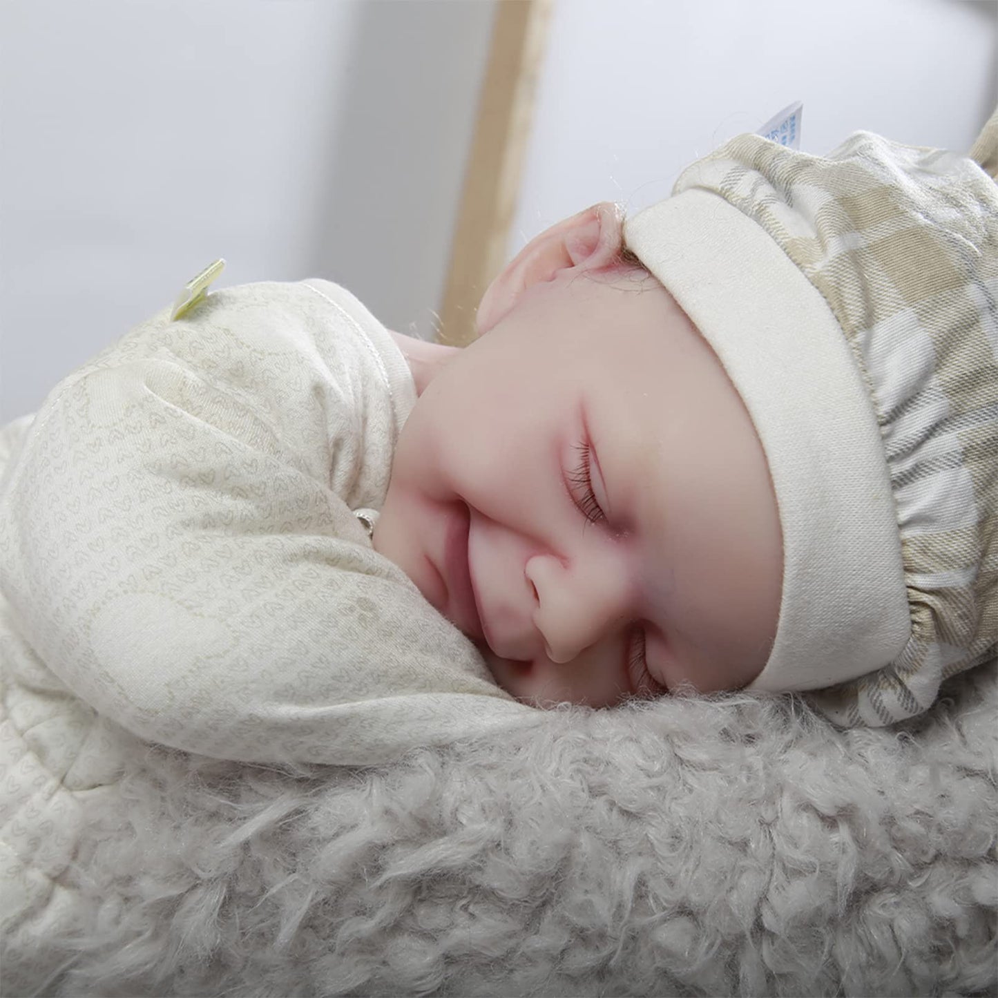 Aisite Unpainted Reborn Baby Dolls Girl - 18 Inch Realistic Silicone Baby Doll, Christmas&Birthday Gifts, Suitable For 3+