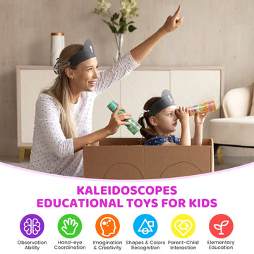 Classic Tin Kaleidoscope, Kaleidoscope For Kids, Kaleidoscope Toy With Metal Body, Retro Toys Educational Toys Green Kaleidoscop