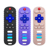 Ersihua 3Pcs Silicone Teething Toys, Remote Control Shape Teethers For Babies Remote Teething Toys, Silicone Tv Remote Teether B