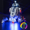 Brickbling Led Light Compatible With Lego 75379 R2-D2, Remote Control Version Lighting-No Model