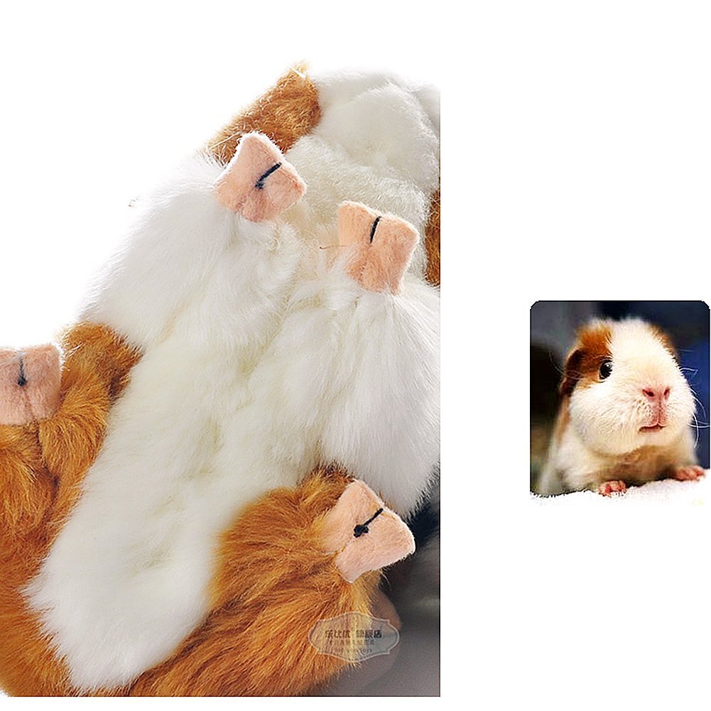 Bestlee Cute Guinea Pig Plush 7 Inch (Yellow+White)