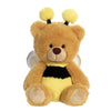 Aurora 10" Bee Bear Wanna Be Plush Toy, Multicolor, Plastic, Model 08961