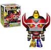 Funko Power Rangers Metallic Megazord Pop Vinyl Figure - 6" Metallic Silver - AAA Anime Exclusive - Model 889698265645